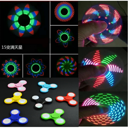 Fidget Spinner LED 15 šviesų!